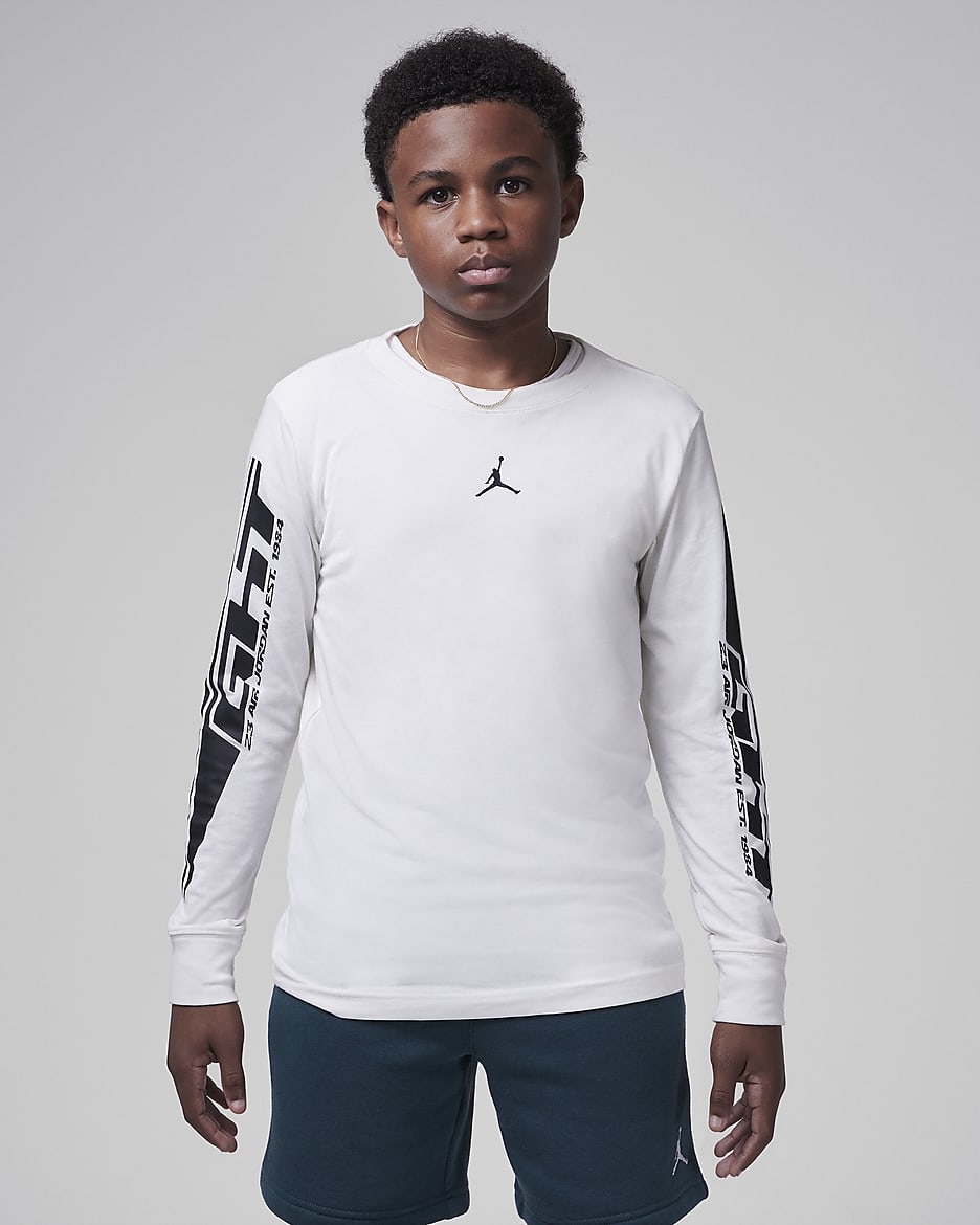 NIKE公式】ジョーダン ジュニア MVP フライト ロングスリーブ Tシャツ.オンラインストア (通販サイト)